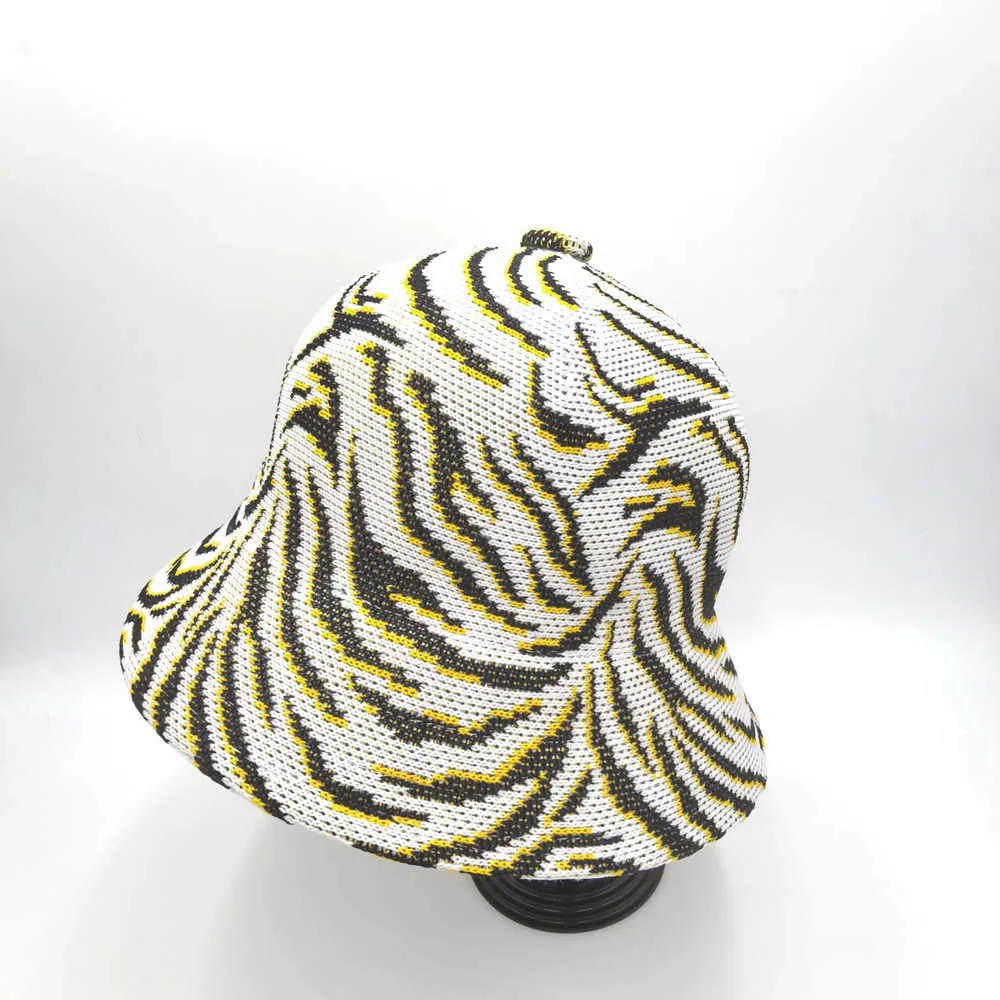 Cappello da pescatore canguro Uomo e donna Kangol Nuovo modello leopardato Tiger Dome Bacino Frog Designer Q0703303j