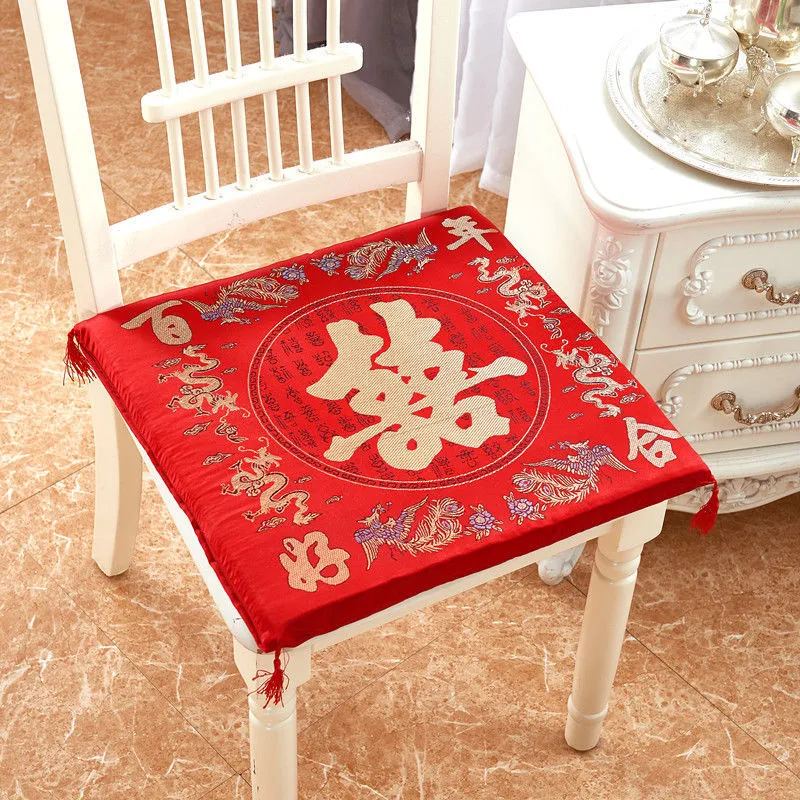 Home Textile Suministros de boda de estilo chino Silla de estar clásica Impresión Cushion Stool Stool Soft Cushion F8238 210420