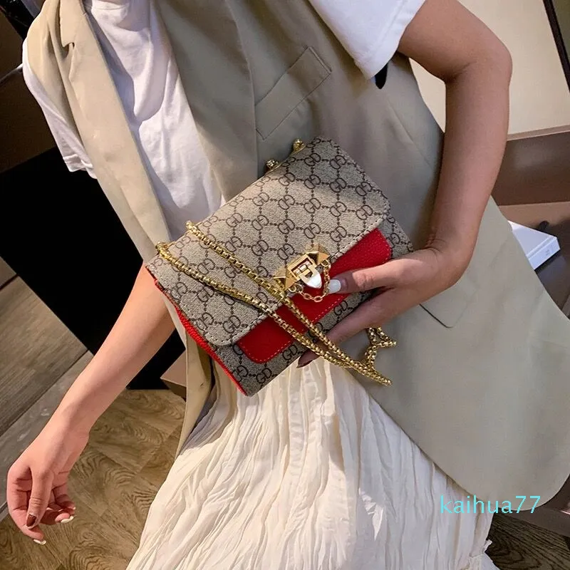 Designer handtassen All-match diagonale tas mode temperament gouden ketting hoogwaardige handtassen schoudertassen 2021240i