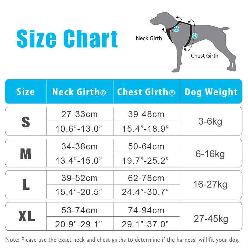 Moyen gros grandes chiens de compagnie Harnais sans pull ajustable respirable gilet de chien étanche pour la sécurité en plein air marche 211022