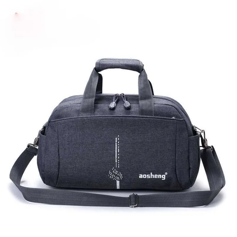 2021 new men's and women's sports gym bag training travel bag yoga mat backpack female sports duffle bag Y0721