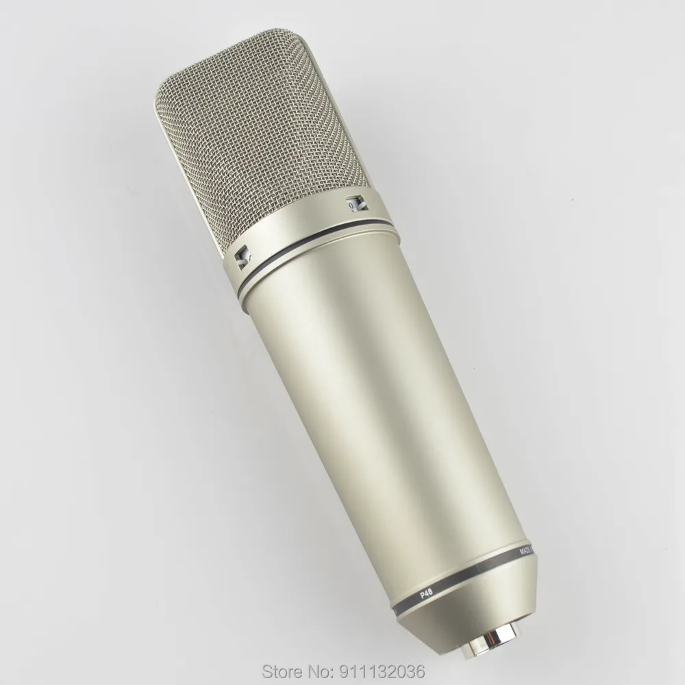 U87AI Top Studio Microfoon, U87 Professionele Condensor Vocal Microfoon, hoogwaardige SuperCardioID MIC 87AI
