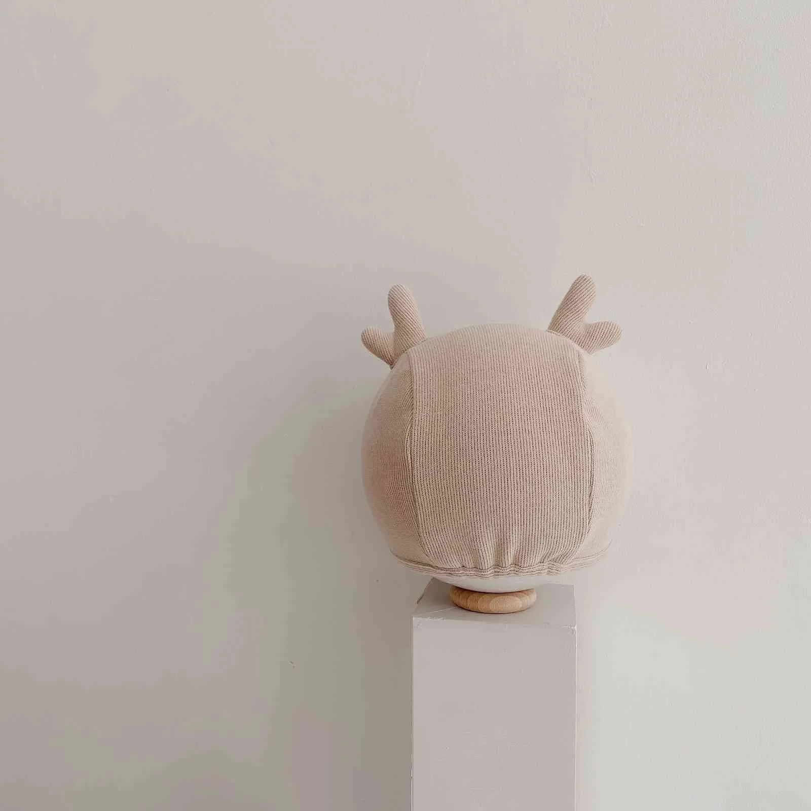 Gorro de invierno con orejas de ciervo, gorro suave de algodón para niño y niña, gorro para niños, gorro de otoño para bebés recién nacidos, Muts 210413