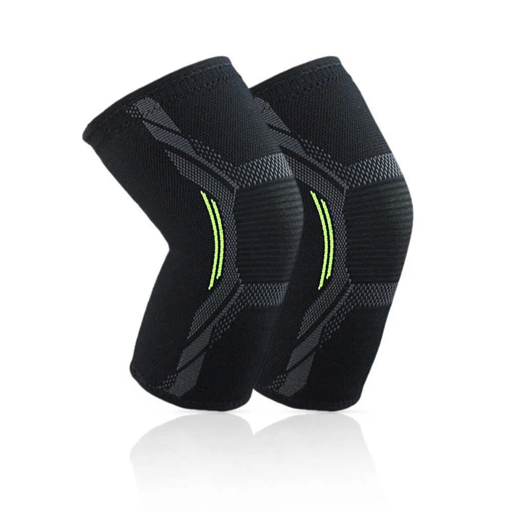 Safety Fitness Wsparcie kolana Oddychające Silikon Anti Slip Guard Ochraniacz Protector Elastyczne Running Cycling Brace Pad