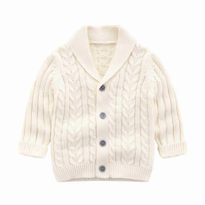 Pull d'automne et d'hiver pour bébé garçon à manches longues, cardigan en tricot, vêtements d'extérieur pour enfants, vêtements d'automne 0-3T E7031 210610