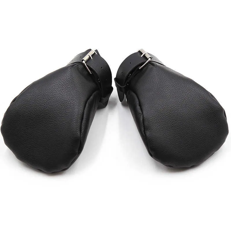 Unisex PU Yumuşak Yastıklı Paws Mittens Yetişkin Oyunları için Mittens BDSM Kölelik, Seksi Köpek Rol Oynamak Yavru Mitts Kostümleri, Çiftler için Seks Oyuncakları P0816