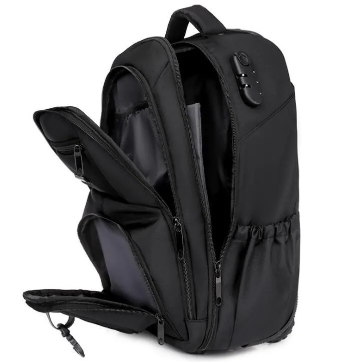 Bolsas escolares de 18 pulgadas bolsas de viaje de viaje hombres enrollando con ruedas con equipaje para adolescentes309W