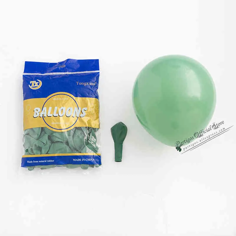 86 шт. Bean Green Balloon Garland Kit Kit Balloon Arch Цепь Джунгли Животное Сафари Тема Партия Поставляет Дикий Один день рождения Партия Декор 211216