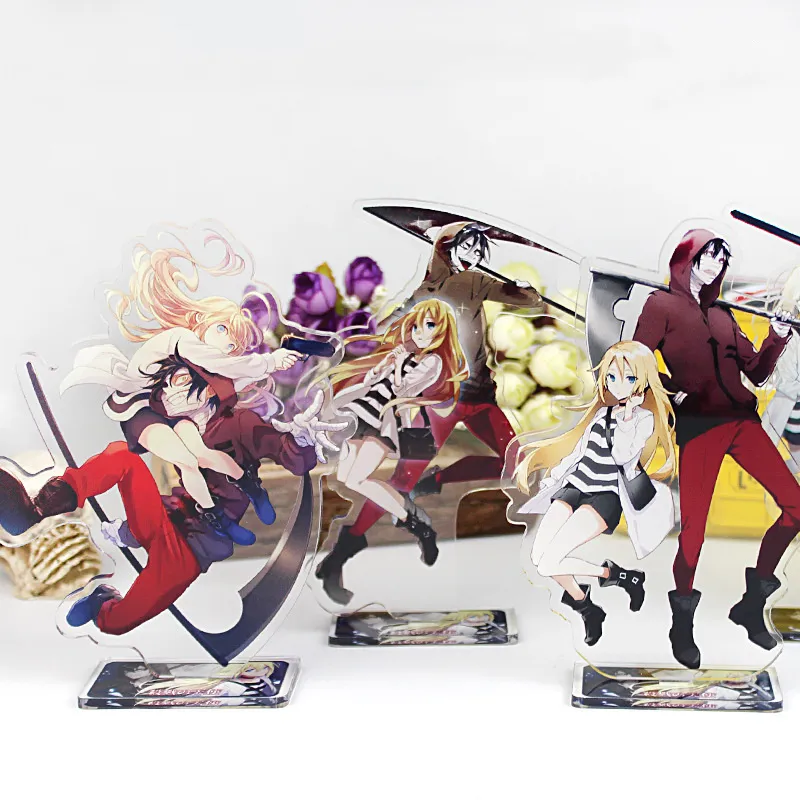 16 cm Angels of Death Anime Figuur Acryl Stand Model Speelgoed RayZack Actiefiguren Decoratie Cosplay Collectible Verjaardagscadeautjes X0503