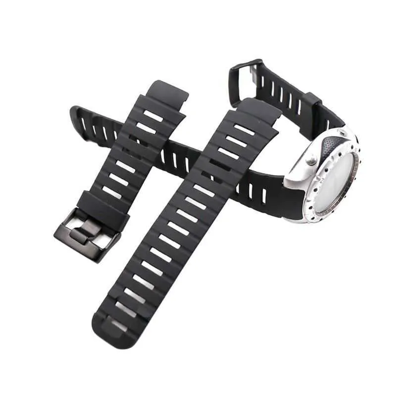 1 ensemble de bracelet de montre en caoutchouc souple, boucle en métal, pour Suunto x-lander, Kit d'accessoires de montre intelligente H0915