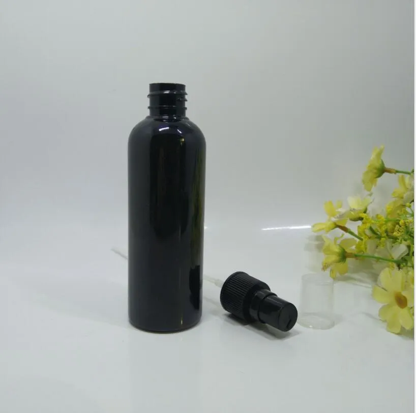 50 UNIDS 50 ML 60 ML 100 ML Botellas de Aerosol de Plástico Negro Hombres Pulverizador Vacío Perfume Masculino Loción Cosmética Containers10ML 20ML 30ML