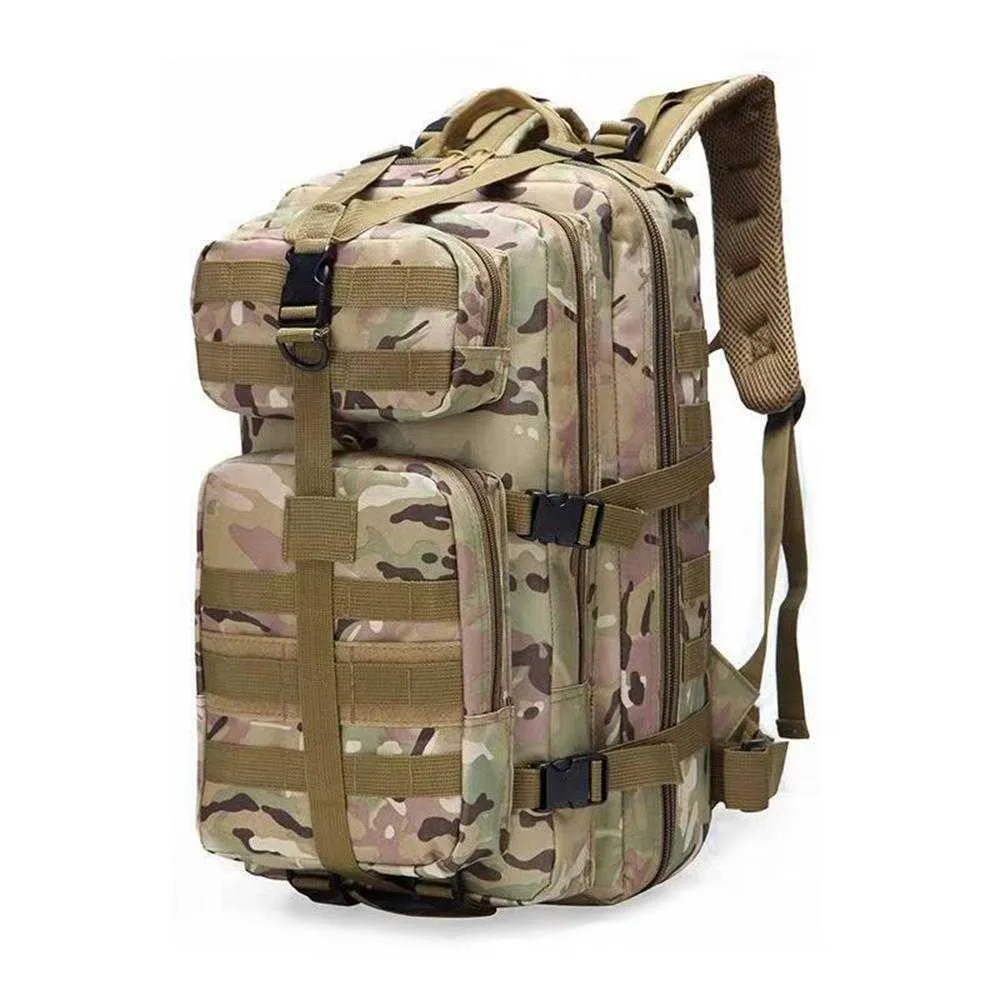 35 / 25L Большая вместимость Открытый военный Rucksacks 3P Softback Водонепроницаемый тактический рюкзак для спортивных походных походов Q0721