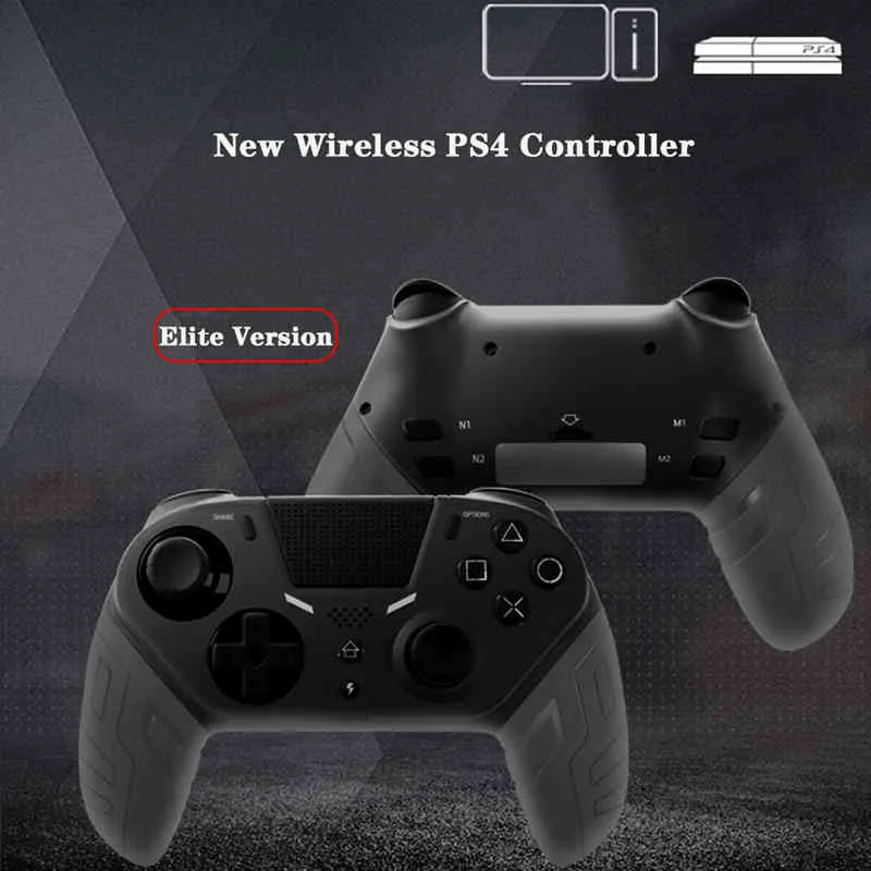 Elite Edition Wireless Controller Knapp Programmerbar Game Joystick PS4 PlayStation 4 Pro / Slim / PC Gamepads