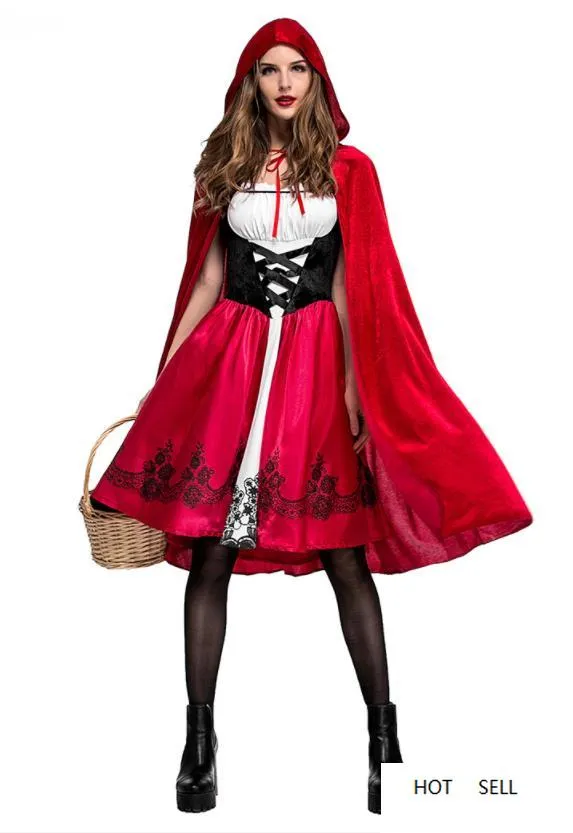 Costume de thème d'Halloween pour adultes avec robe et enveloppes pour cosplay de fête 2 pièces