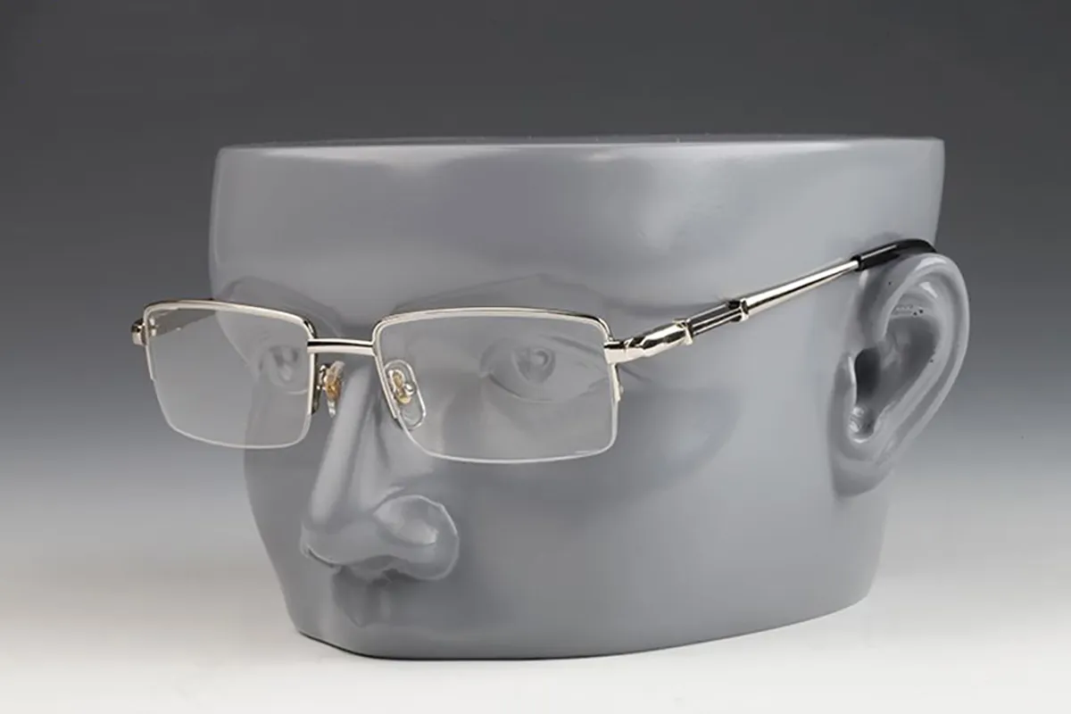 Modne okulary przeciwsłoneczne ramy Buffalo rogu szklanki mężczyzn design marki carter przezroczysty metalowy złota srebrna rama okręgowa okulary słoneczne lu179n