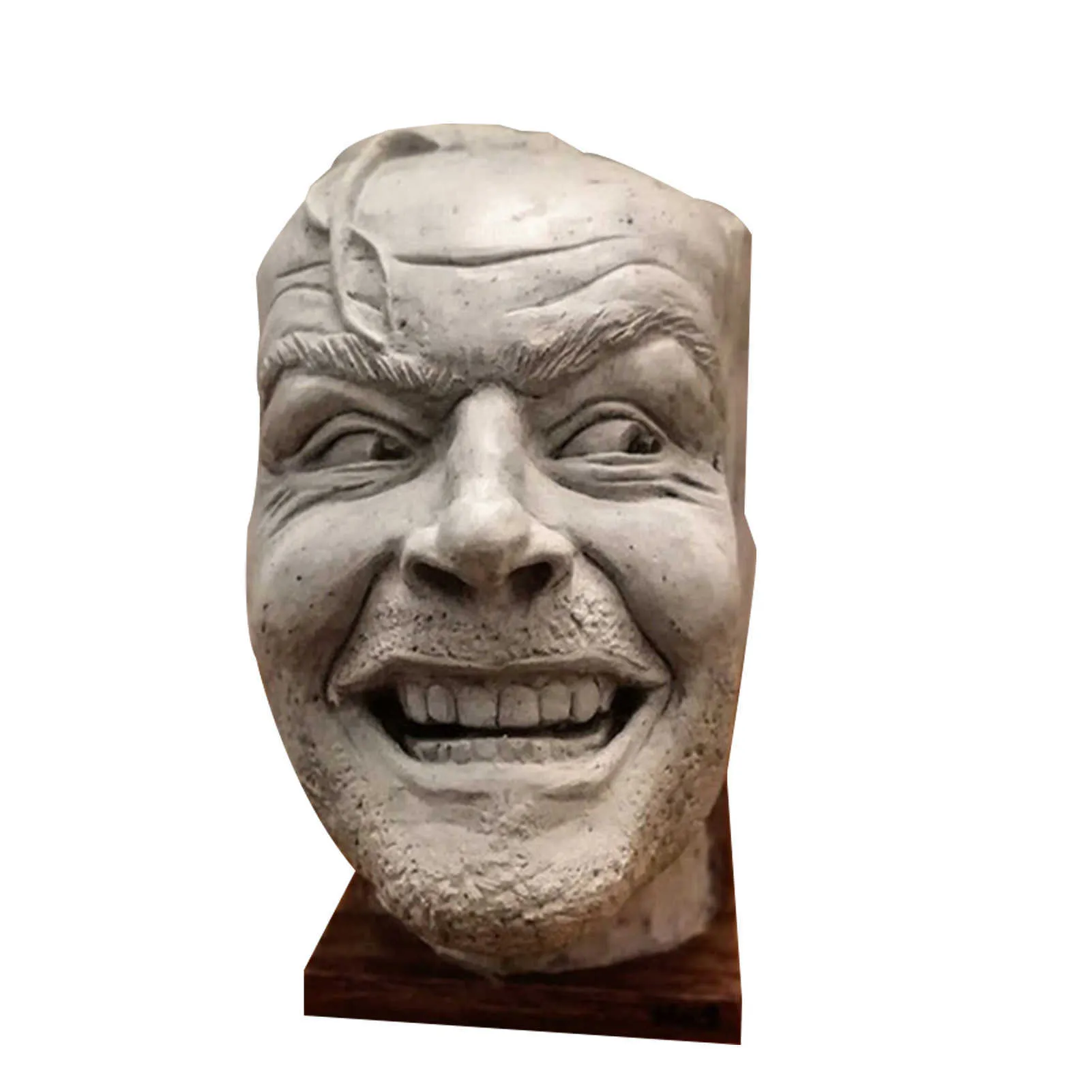 Sculpture Of The Shining Bookend Library Heres Johnny Sculpture Resin Desktop Ornament Book Shelf MUMR999 2107272251045