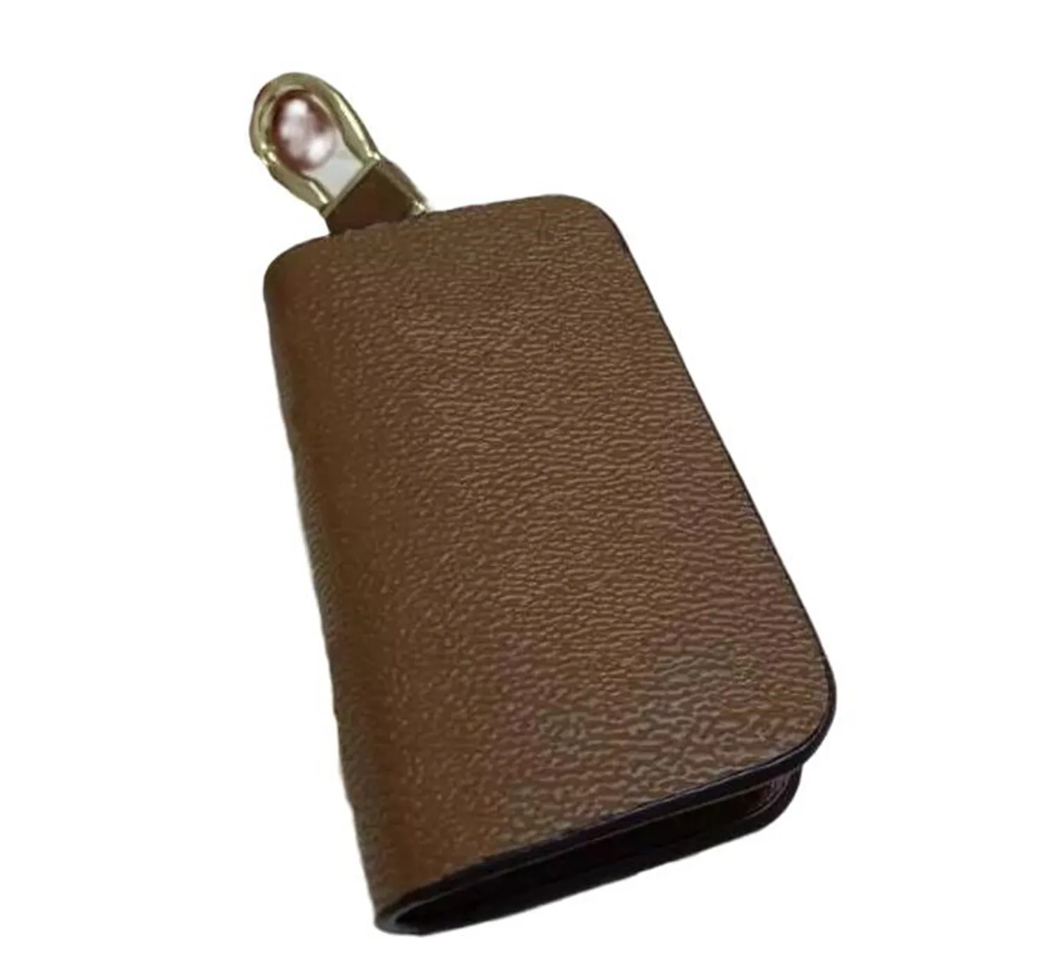 Mode clé boucle sac voiture porte-clés à la main de luxe concepteur en cuir véritable porte-clés hommes femmes porte-monnaie sacs avec Box237S