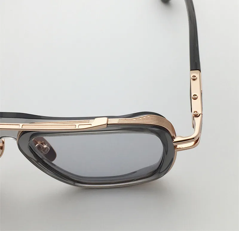 Mode Vintage hommes femmes designer LXN lunettes de soleil métal plus plaque classique cadre carré lunettes été style extérieur qualité supérieure U2864