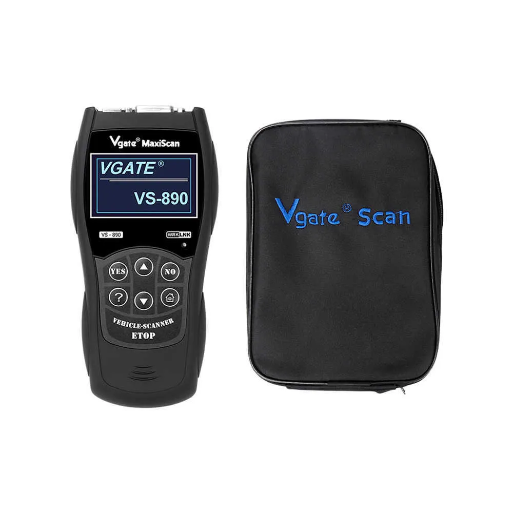 VS890 OBD2 Strumenti diagnostici Auto OBD EOBD Scanner EPB Olio SAS ETS TMPS Reset Diagnostic Scanner Tester motore Strumento di diagnosi auto