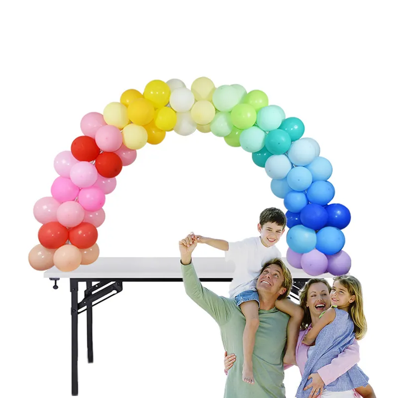 Ballons Titulaire Colonne Stand Fête D'anniversaire Ballon Chaîne Table Ballon Arc Kits Ballon Accessoires pour La Décoration De Mariage 220523