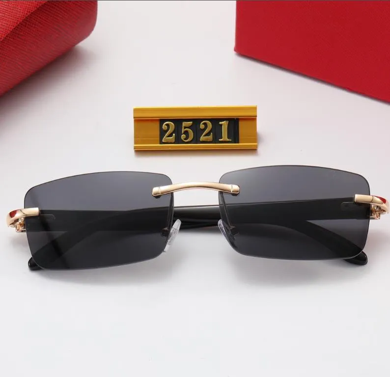 Designerskie okulary przeciwsłoneczne dla mężczyzny i kobiet bez okularów czarne i muti kolory Y013G2774