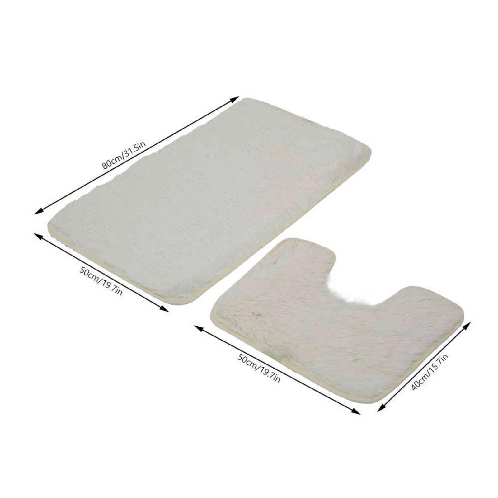 Bad Pedestal Mat Set Lyx Badrum Rygg Non Slip Vatten Absorberande Toalett Golv Matta Maskin Tvättbar U Shaped Contour Rug 211130