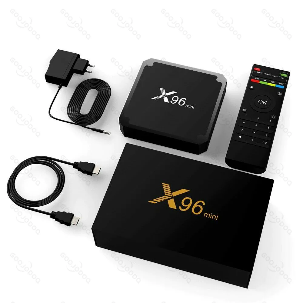 X96 Mini Android 10 Akıllı TV Kutusu 2 GB 16 GB Amlogic S905W Set Üstü Kutu Çift WiFi 2.4G5G 4K Media Player YouTube IPTV Kutusu