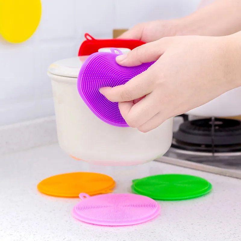 Многофункциональный силика-гель посудомоечная кисть для посудомоечной мышла для мытья посудомоечная ткань утолщение очистки моющие средства очистки кухня стирка ткань