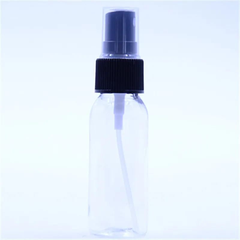 10 stks / partij 30ml Plastic Spuitfles Clear Amber Blue Travel Parfum Packaging Sample S Wholesale Draagbare
