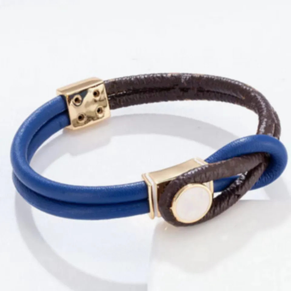 Bracelet en cuir et acier titane pour hommes et femmes, nouveau modèle rétro classique de haute qualité, corde à boucle magnétique, chaîne à boucle magnétique, 237o