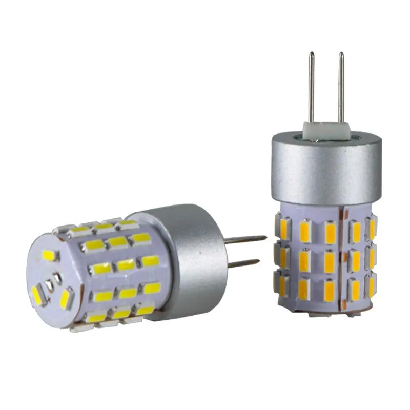 Лампочки G4 Светодиодная лампочка 12 В 24 В супер 2 Вт мини -кукурузный свет прожектор HP24W 12 24 В.