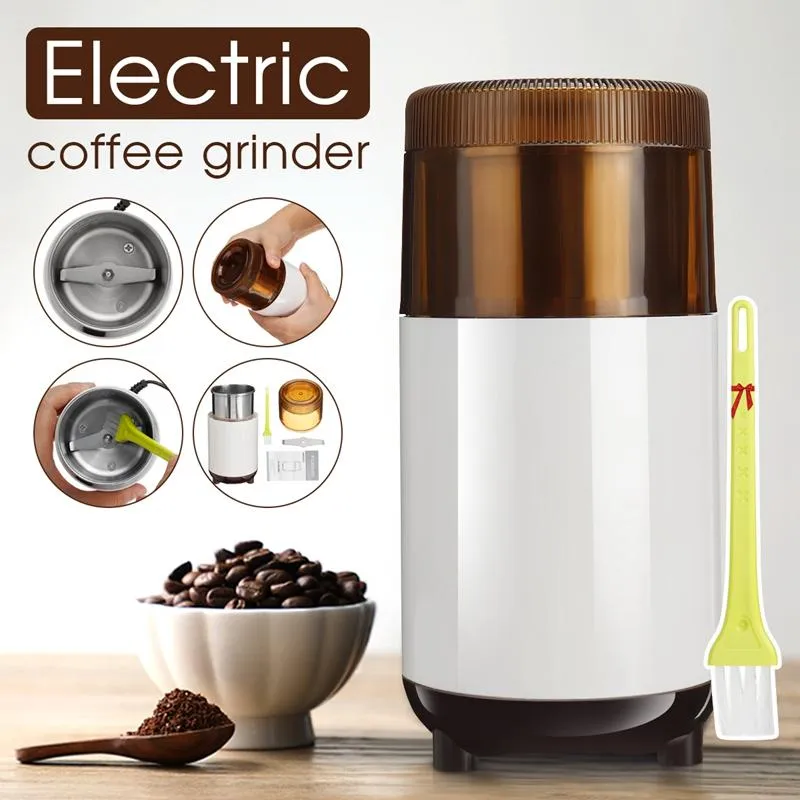 Manual Coffee Grinders Electric Bean Grinder Multi-Function Mill Spice Herbs Pulverizer Grinding Machine Stainless Steel For Kitch259n