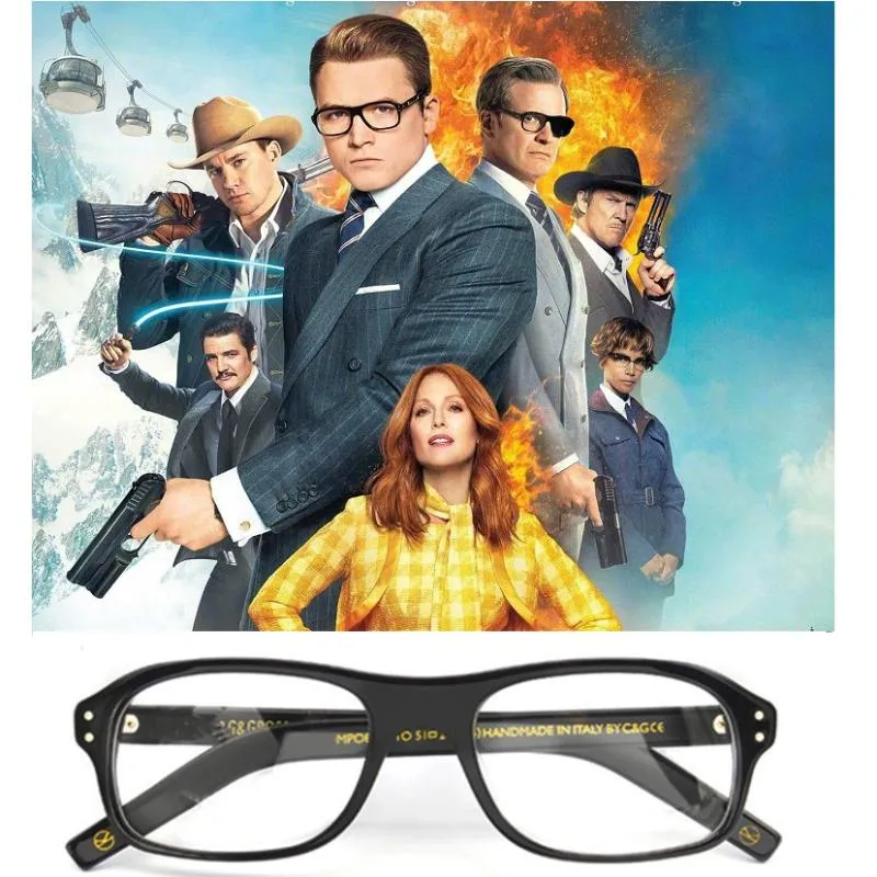 Moda Montature occhiali da sole Vazrobe Acetato Kingsman Occhiali da vista Uomo Occhiali Cornice Uomo Occhiali da vista vintage Miopia Progres262Z