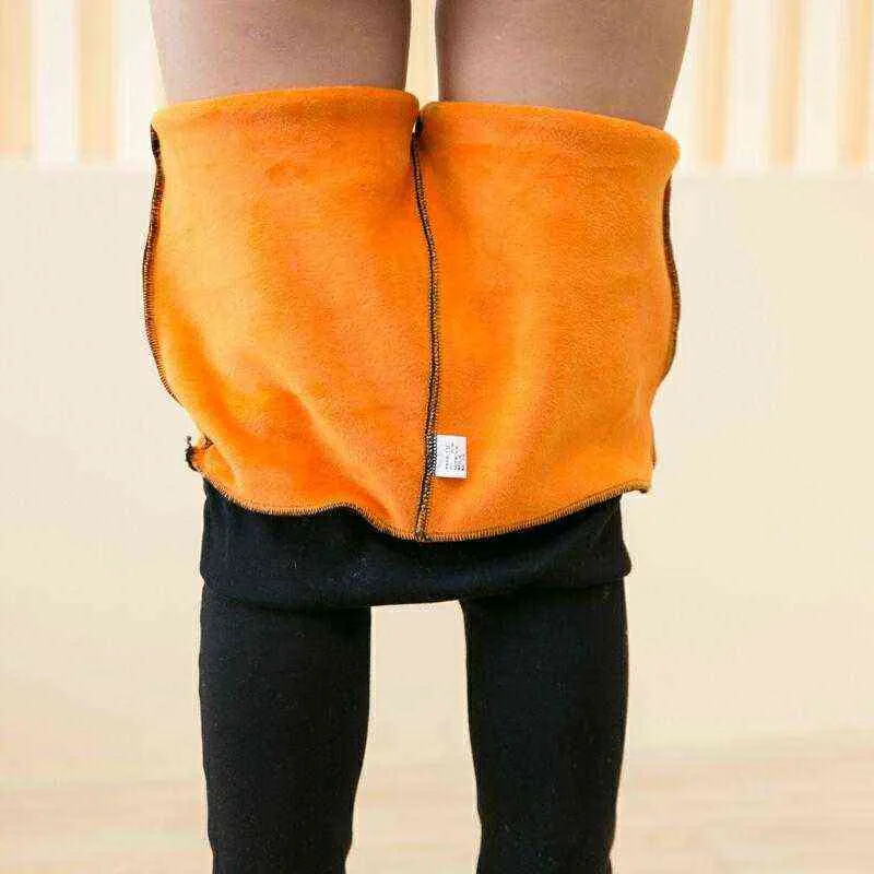 Pantalones de terciopelo para mujer, mallas cálidas de invierno, mallas gruesas de cintura alta de gran tamaño, informales, suaves, 211204