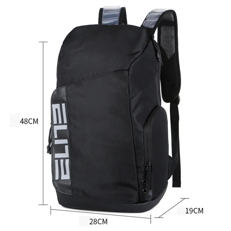 2022 nova unisex elite pro basquete mochilas das mulheres dos homens preto branco universidade vermelho ouro azul aros estudante sacos de escola tamanho 32l28324q