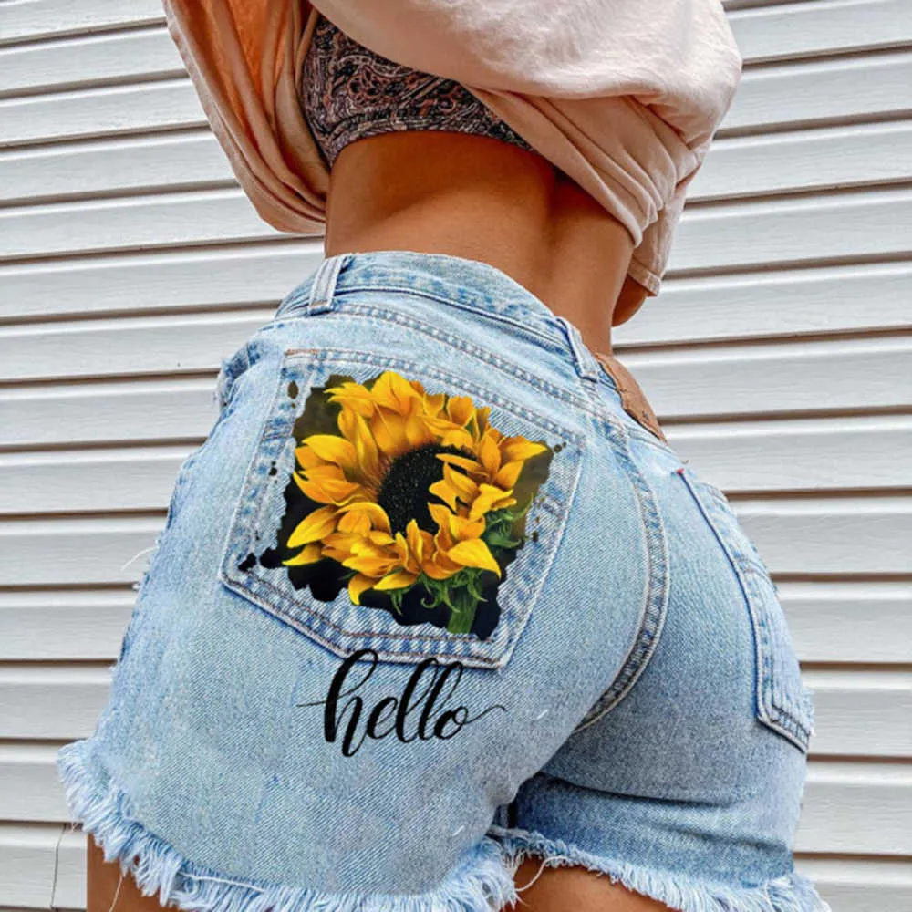 Jean Shorts Kobieta wysoka talia Plus Damies Sexy Fashion Denim Shorts Summer Women Chudy Dżinsy Lady Streetwear Shorts 210702