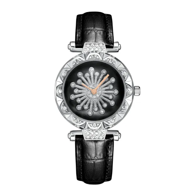 Excelente deslumbrante estudante relógio de quartzo diamante vida à prova dwaterproof água e à prova de quebra multifuncional relógios femininos shiyunme brand222t