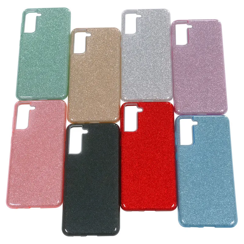 Luxury Brand Glitter Cases For Samsung Galaxy S21 Ultra S20 FE S10 E S9 Plus A51 A71 A52 A72 A50 A70 A21S A40 A31 A20E A32 Cover