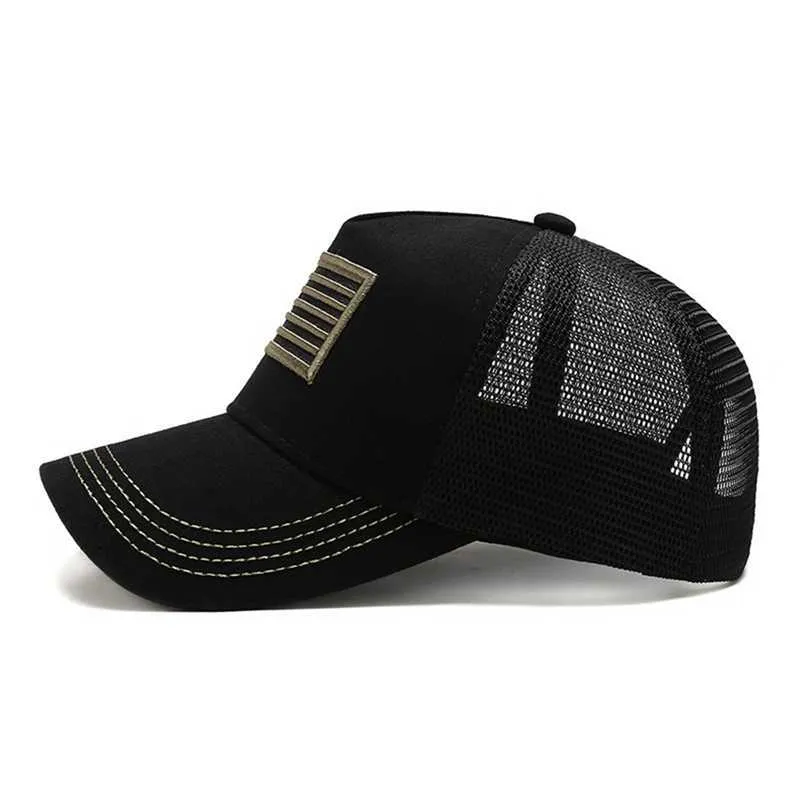 Baseball Cap Männer Taktische Armee Baumwolle Militär Papa Hut USA Amerikanische Flagge Us Unisex Hip Hop Hut Sport Caps Outdoor hüte Q08119662253