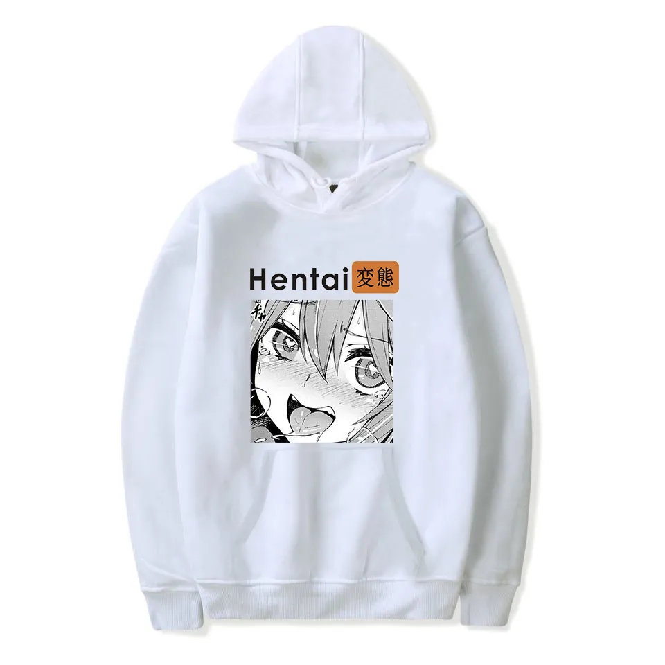 2020 Nova Chegada Hentai Hoodies Preto Homens / Mulheres Moda Pulôver Streetwear Sweatshirt Sudadera Hombre Feminino Hentai Hoodie Full Y0319