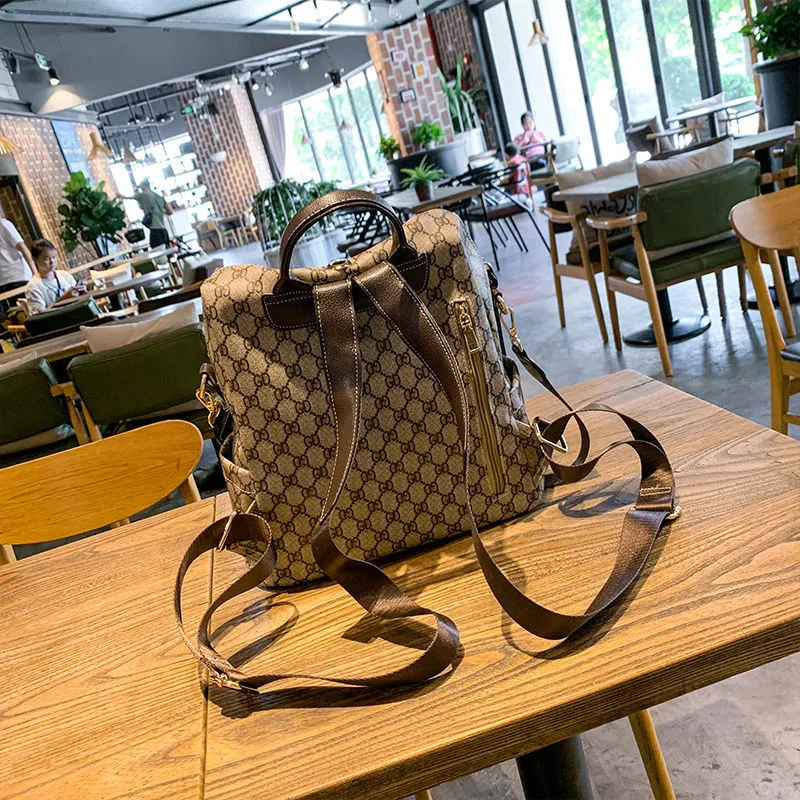 배낭 여자 가방 2021 새로운 트렌디 한 한국어 스타일 대용량 여행 배낭 schoolbag 패션 트렌디 한 원 - 어깨 큰 가방