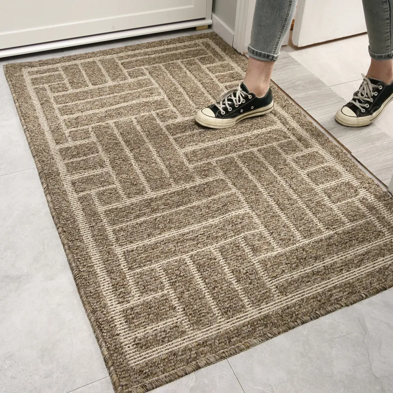 Tapis de maison nordique, dépoussiérage de porte d'entrée, tapis de porche résistant à l'usure et à la saleté 220301