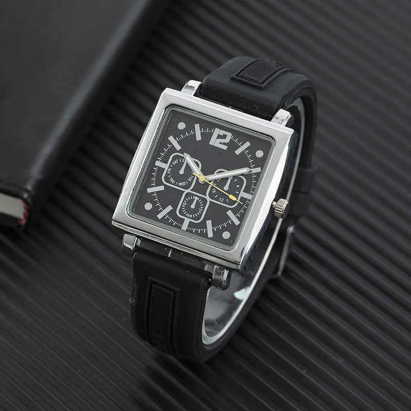Sławna popularna marka zegarki dla mężczyzn Luksusowe Darmowe Dial Silikonowy Zegarek Zegarek męski Zegarek Kwarcowy Zegarek Sportowy Relogio Masculino G1022
