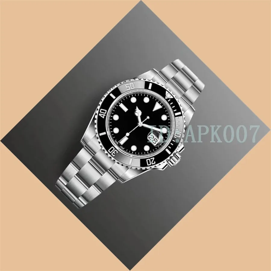 apk007 montres automatiques pour hommes céramique lunette hommes montre haute qualité or montres-bracelets cadeau pour hommes SUB montre-bracelet discount 290f