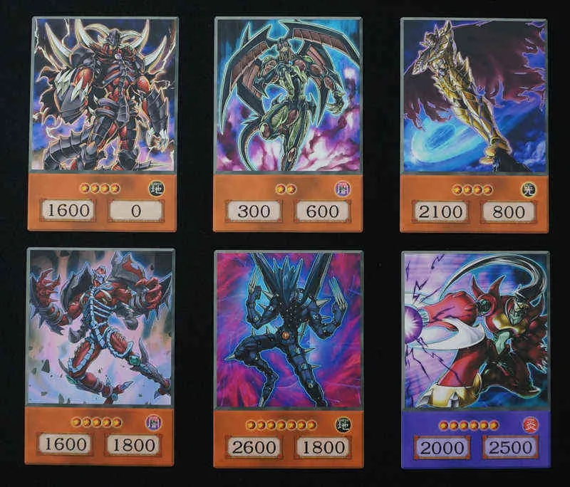 24 pzEvil HERO Archetype Series Anime Style Cards Yugioh GX Dark Jaden Yuki Deck SP King Evil Judai Token YGO Orica G220311