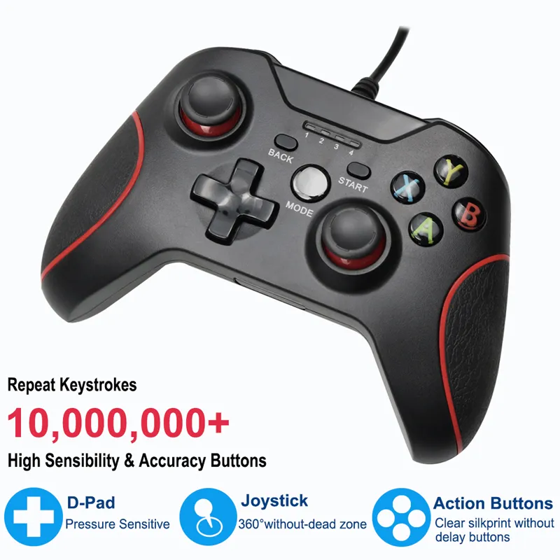 Wired USB Gamepad Joystick Konsole Controle PC SONY PS3 Game Controller Android Telefon Joypad Zubehör