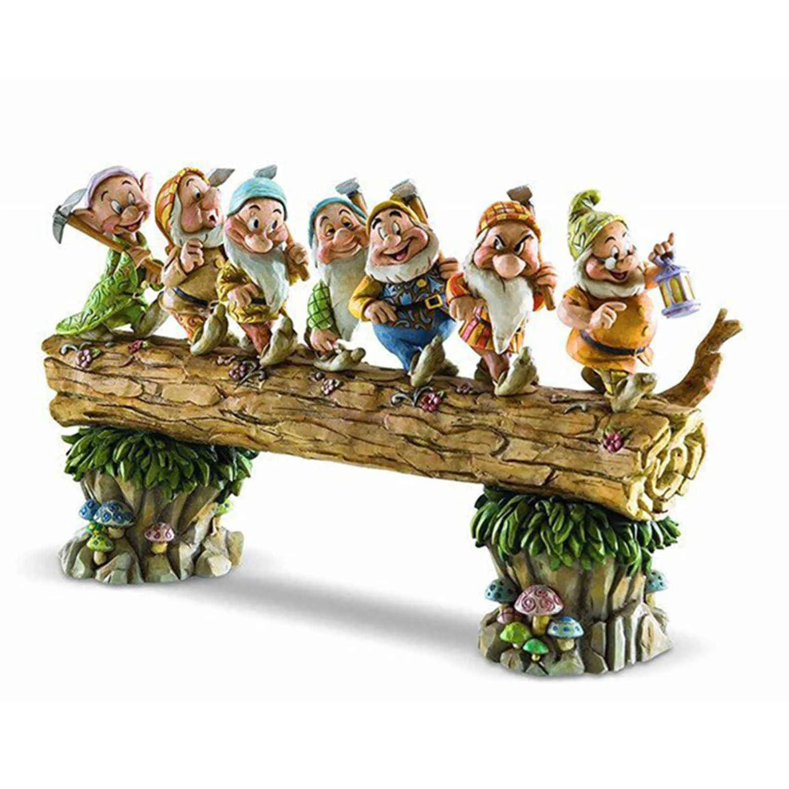 Creative Cute Resin Dwarf Handmade Seven Trees Gnome Decorate For The Garden Home Office Father's Day Gift CLH@8 211108