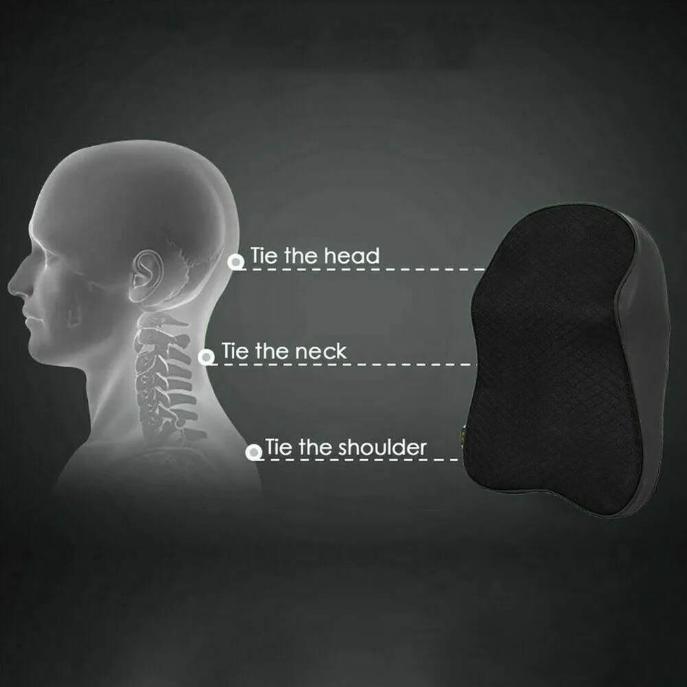 Reposacabezas ergonómico para coche, almohada de espuma con memoria, cojín para dormir, soporte para cabeza de asiento de coche, Protector de cuello