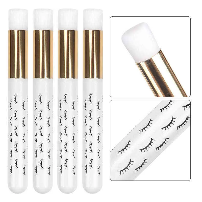 Produits de santé et de beauté Pinceau de maquillage Brosse nettoyante pour les cils Shampooing pour les extensions Cosmétique Es Peel Off Blackhead Remover Nettoyage du visage 220226