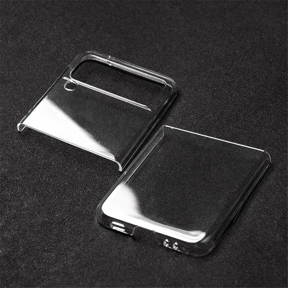 Étuis de protection transparents pour Galaxy Z Flip 3 5G étui rigide PC antichoc coque arrière pare-chocs pour Samsung Galaxy Z Flip3 étui